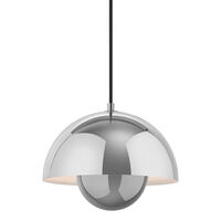 &Tradition Flowerpot VP1 riippuvalaisin 23 cm, chrome