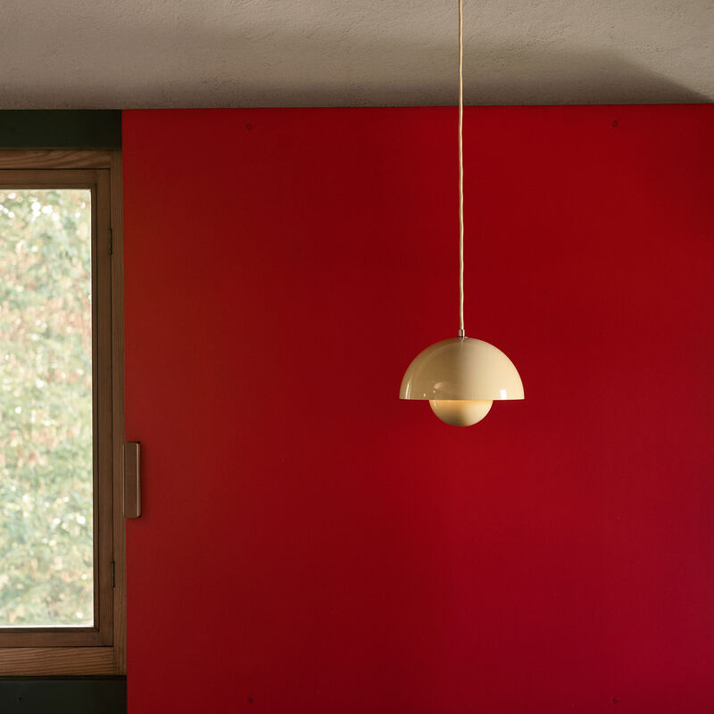 &Tradition Flowerpot VP1 riippuvalaisin 23 cm, ivory