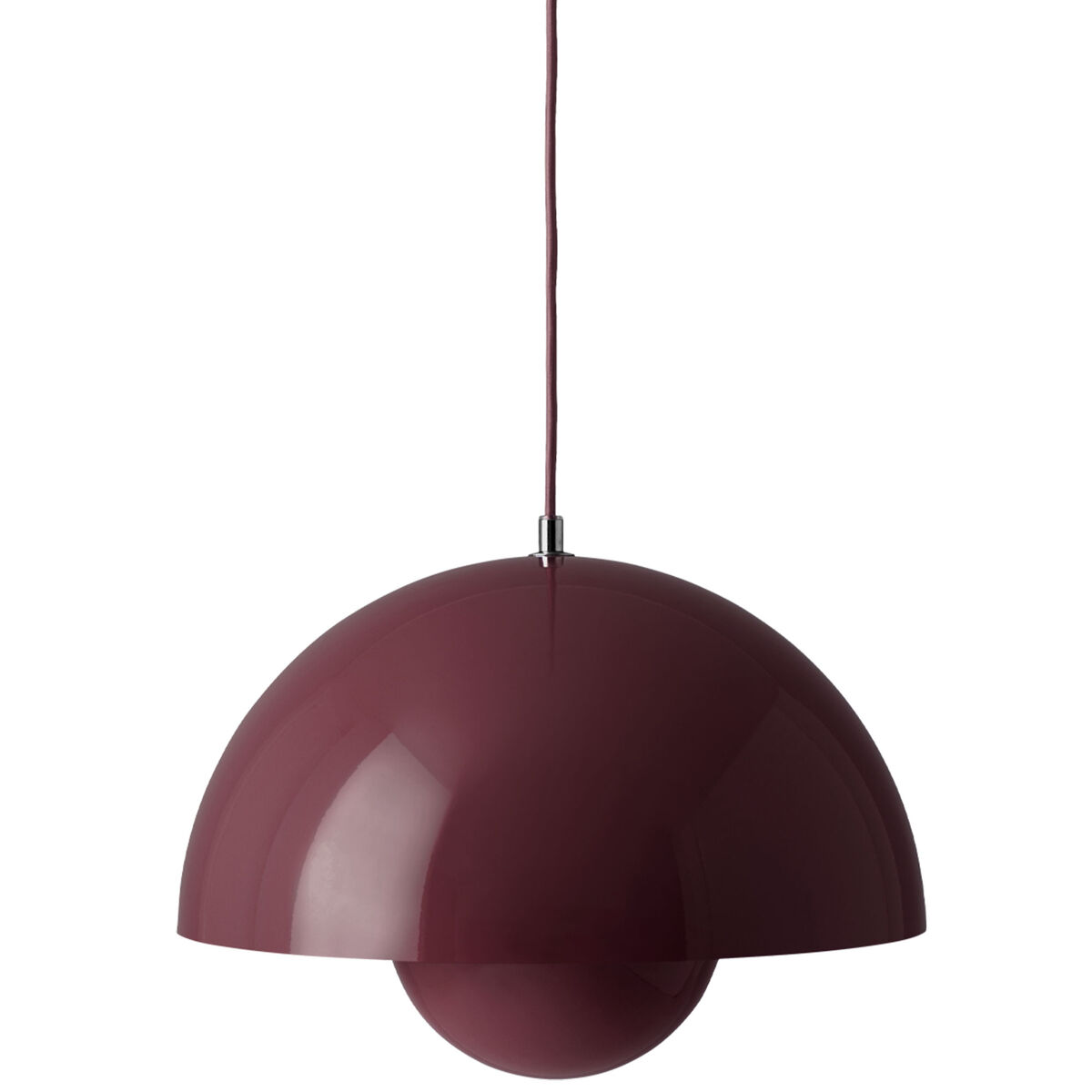 &Tradition Flowerpot VP7 pendel Ø37 cm, dark plum