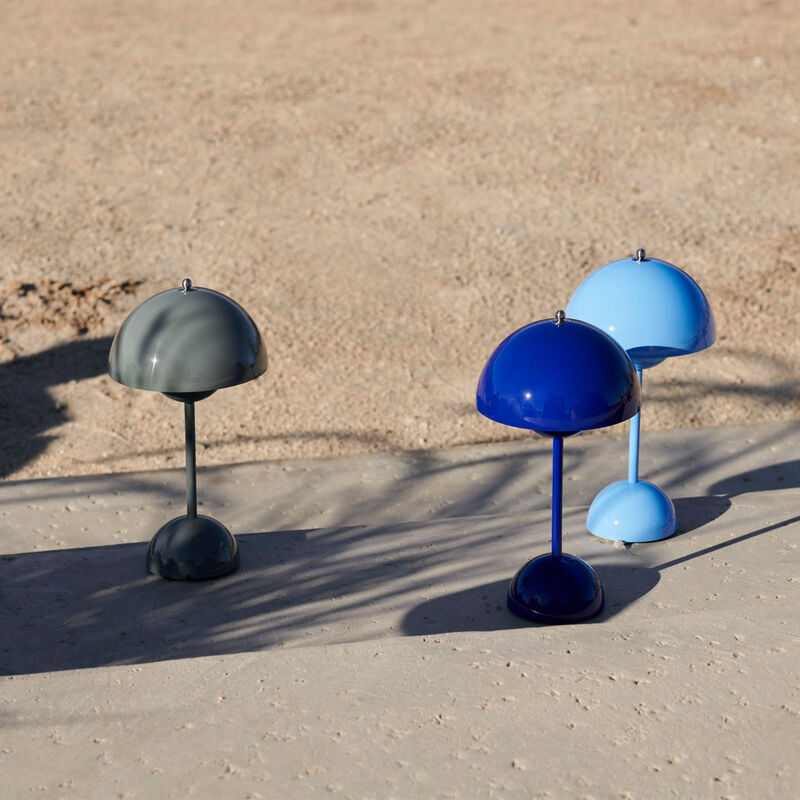 &Tradition Flowerpot VP9 bærbar lampe, cobalt blue