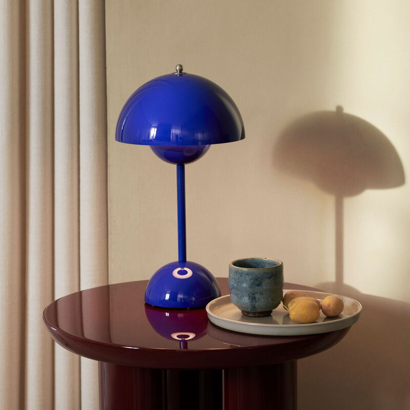 &Tradition Flowerpot VP9 bærbar lampe, cobalt blue