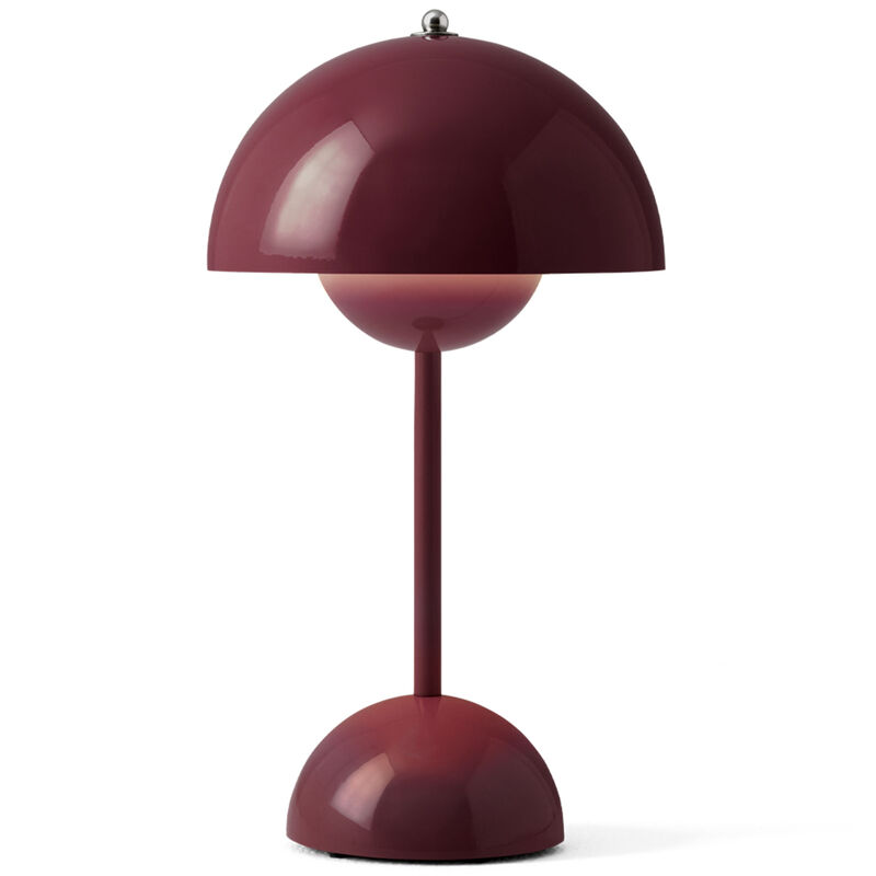 &Tradition Flowerpot VP9 bærbar lampe, dark plum