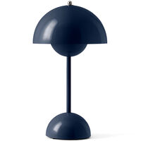 &Tradition Flowerpot VP9 bærbar lampe, steel blue