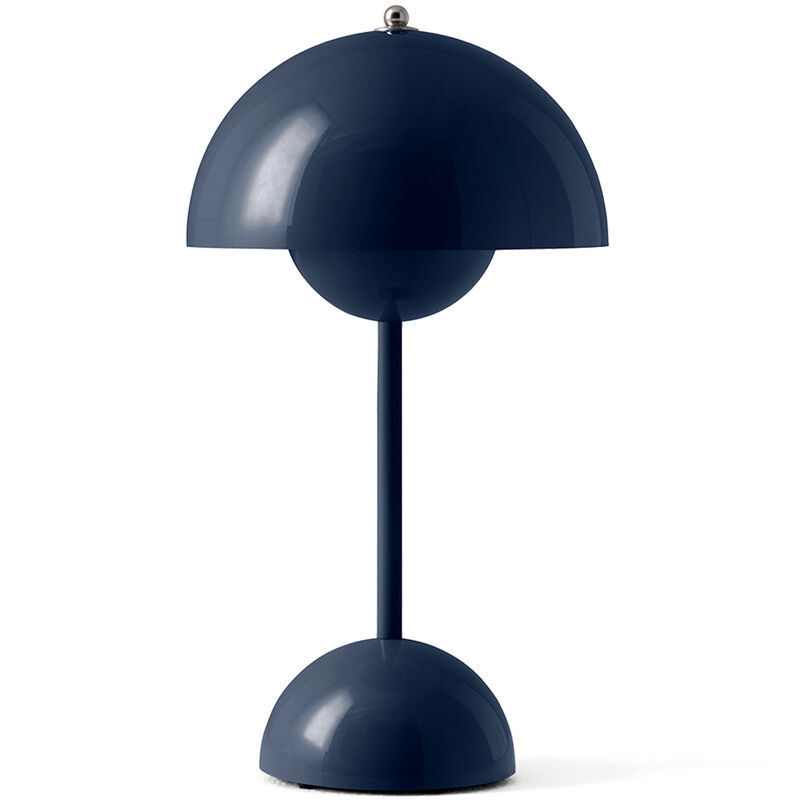 &Tradition Flowerpot VP9 bærbar lampe, steel blue