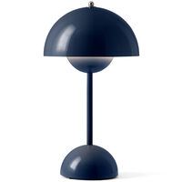 &Tradition Flowerpot VP9 bærbar lampe, steel blue