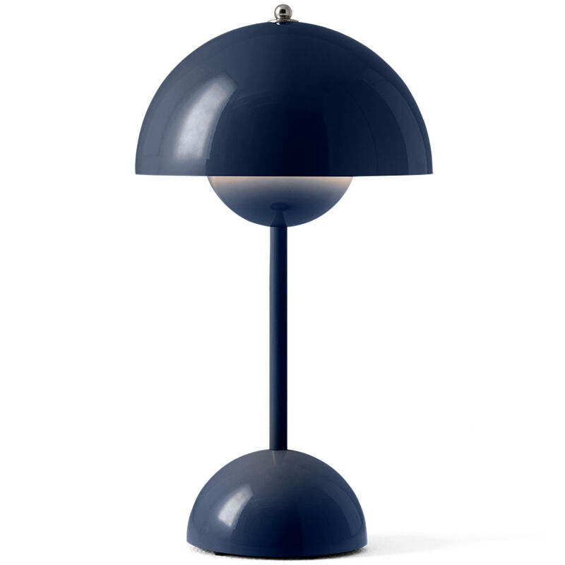 &Tradition Flowerpot VP9 bærbar lampe, steel blue