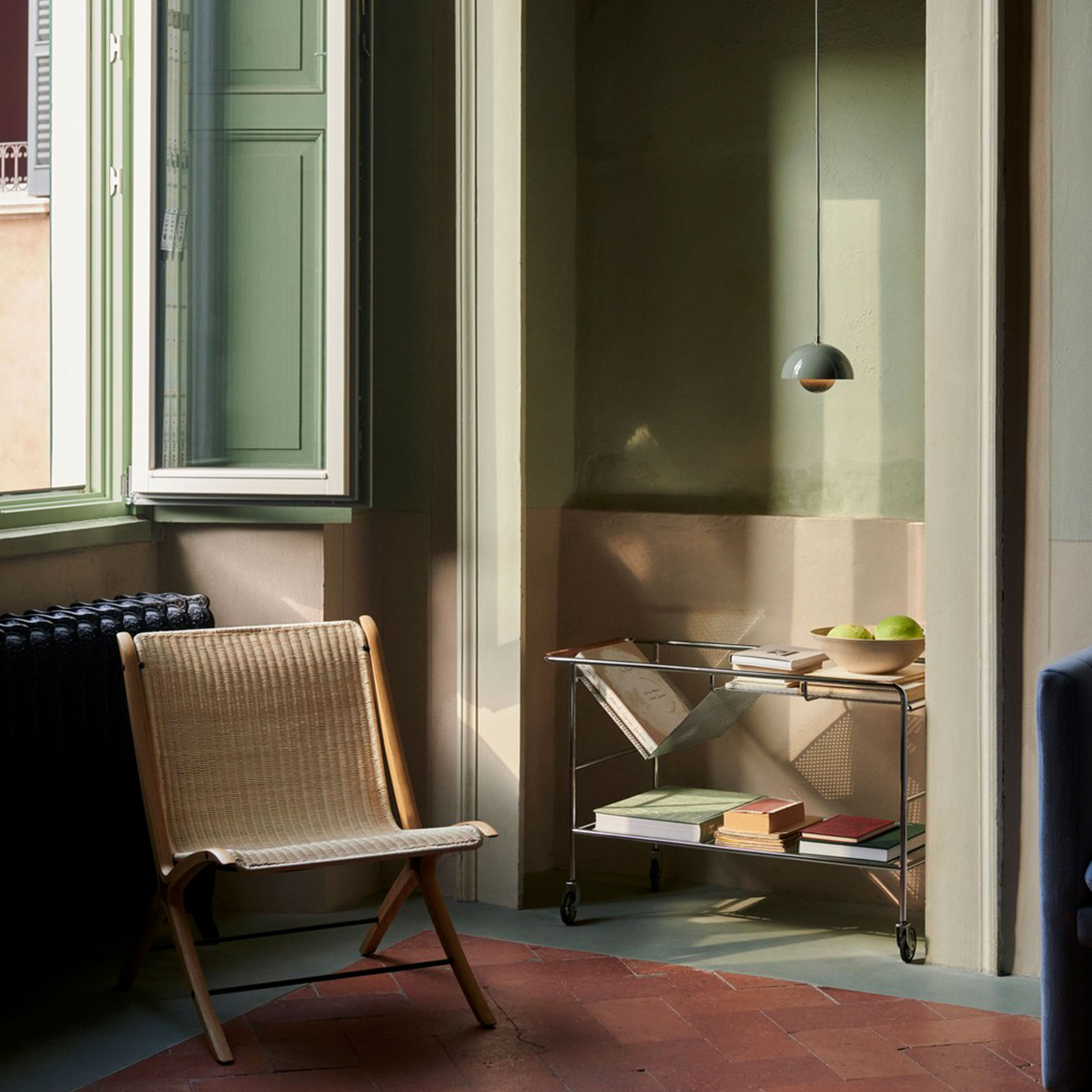 &Tradition Flowerpot VP10 riippuvalaisin 16 cm, stone blue