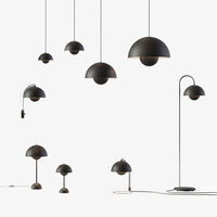 &Tradition Flowerpot VP10 riippuvalaisin 16 cm, mattamusta