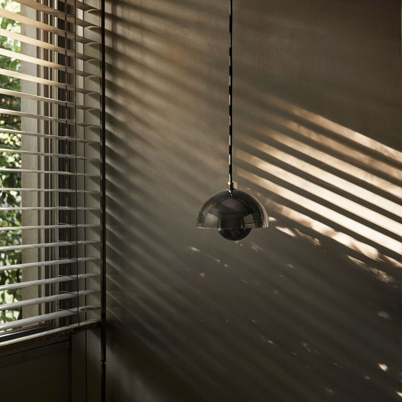 &Tradition Flowerpot VP10 riippuvalaisin 16 cm, chrome