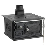 Smålandsspisen 28 vedspis toppanslutning