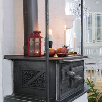 Smålandsspisen 28 vedspis toppanslutning