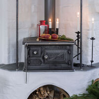 Smålandsspisen 28 vedspis toppanslutning