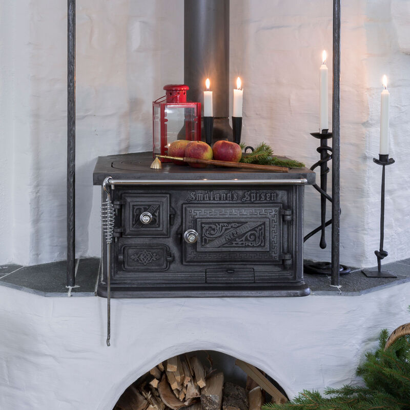 Smålandsspisen 28 vedspis toppanslutning