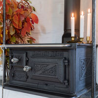 Smålandsspisen 28 vedspis toppanslutning