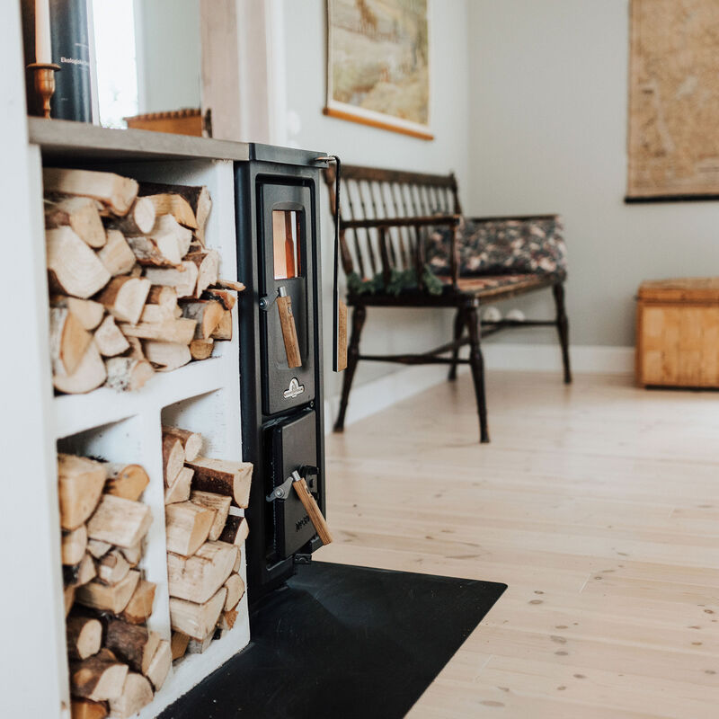 JD 320 vedkomfyr, topputtak