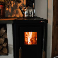 JD 320 vedkomfyr, topputtak