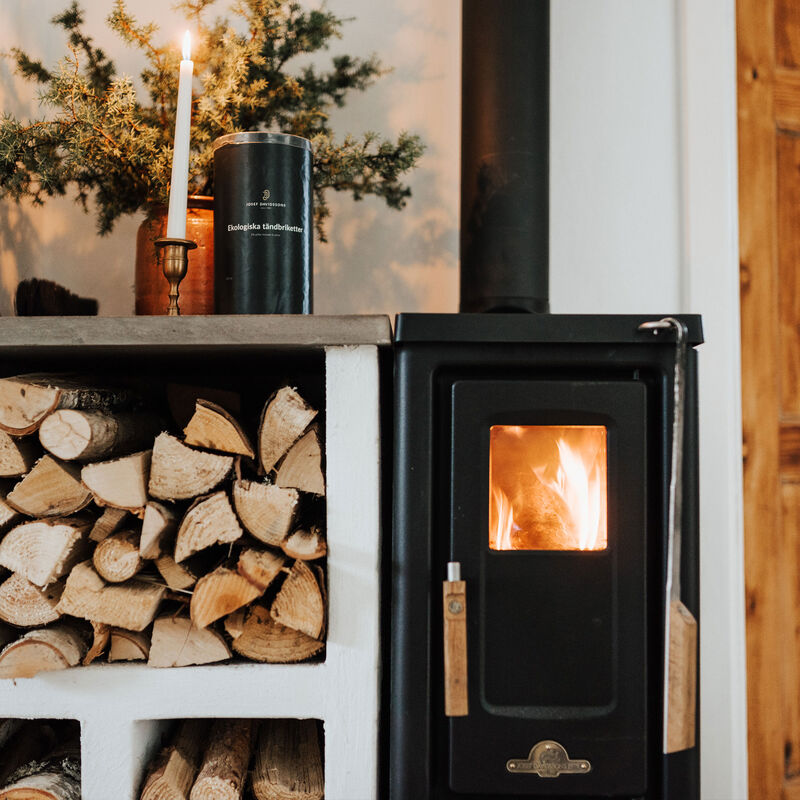 JD 320 vedkomfyr, topputtak