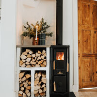 JD 320 vedkomfyr, topputtak