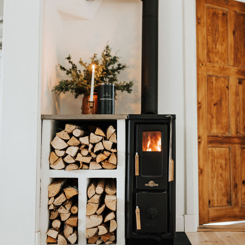 JD 320 vedkomfyr, topputtak