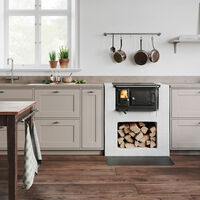 JD 27 brændekomfur med kogeplader