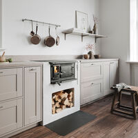 JD 27 brændekomfur med kogeplader