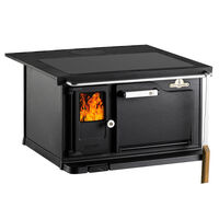 JD 227 vedkomfyr med stekehelle