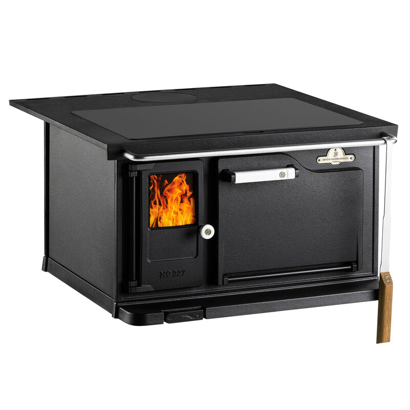 JD 227 vedkomfyr med stekehelle