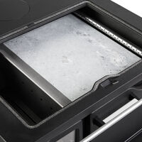 JD 227 vedkomfyr med stekehelle