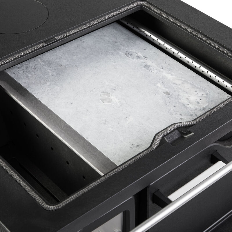 JD 227 vedkomfyr med stekehelle