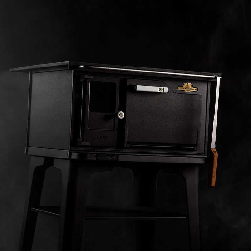 JD 227 vedkomfyr med kokeplater