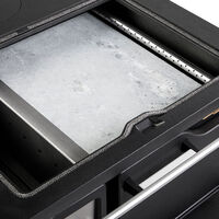 JD 227 vedkomfyr med kokeplater