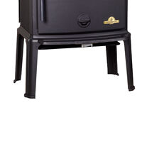 Oden 6300 kamin med kokplatta, svart