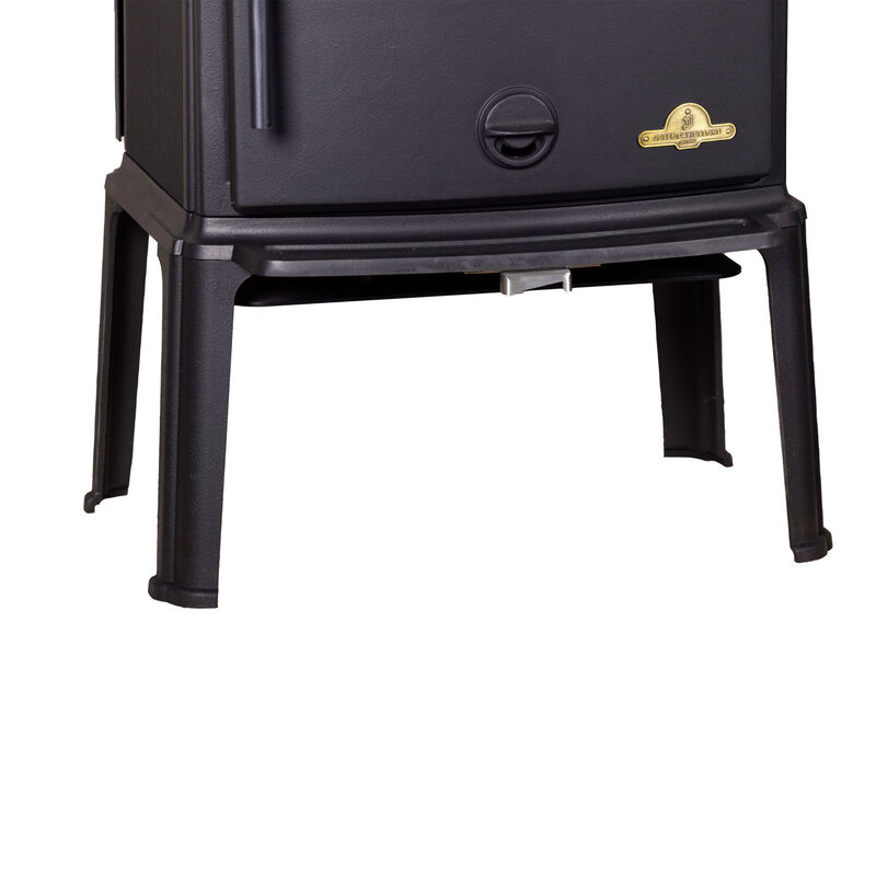 Oden 6300 kamin med kokplatta, svart