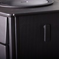 Oden 6300 kamin med kokplatta, svart