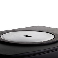 Oden 6300 konvektionsugn med kokplatta, svart