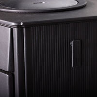 Oden 6300 konvektionsugn med kokplatta, svart