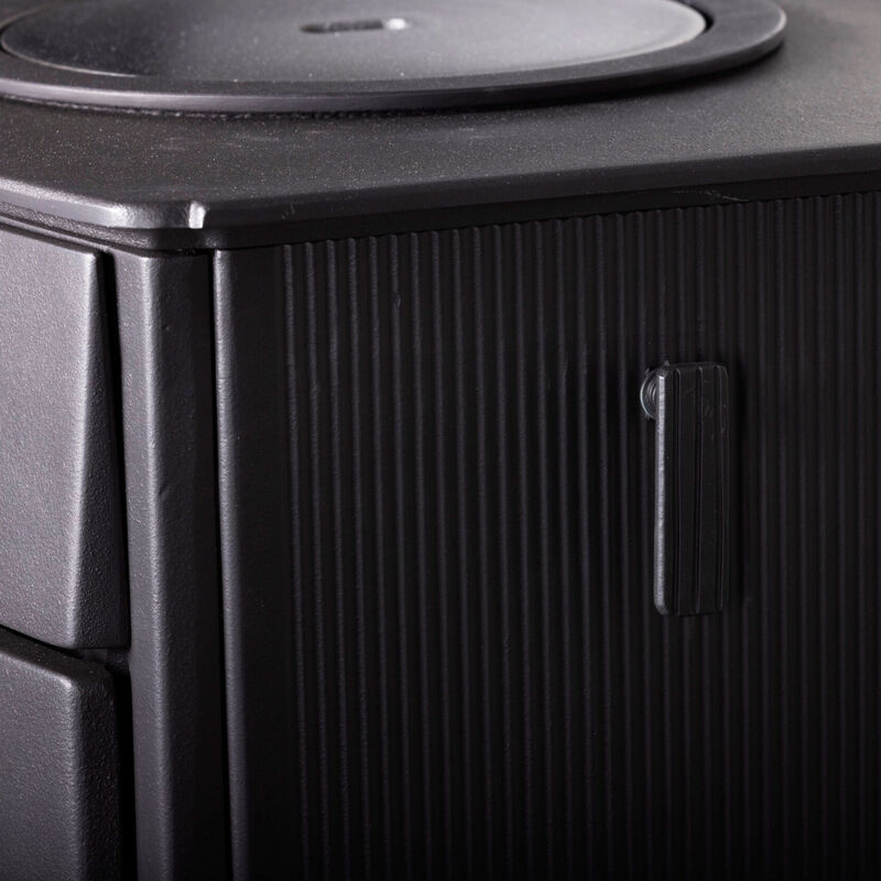 Oden 6300 konvektionsugn med kokplatta, svart