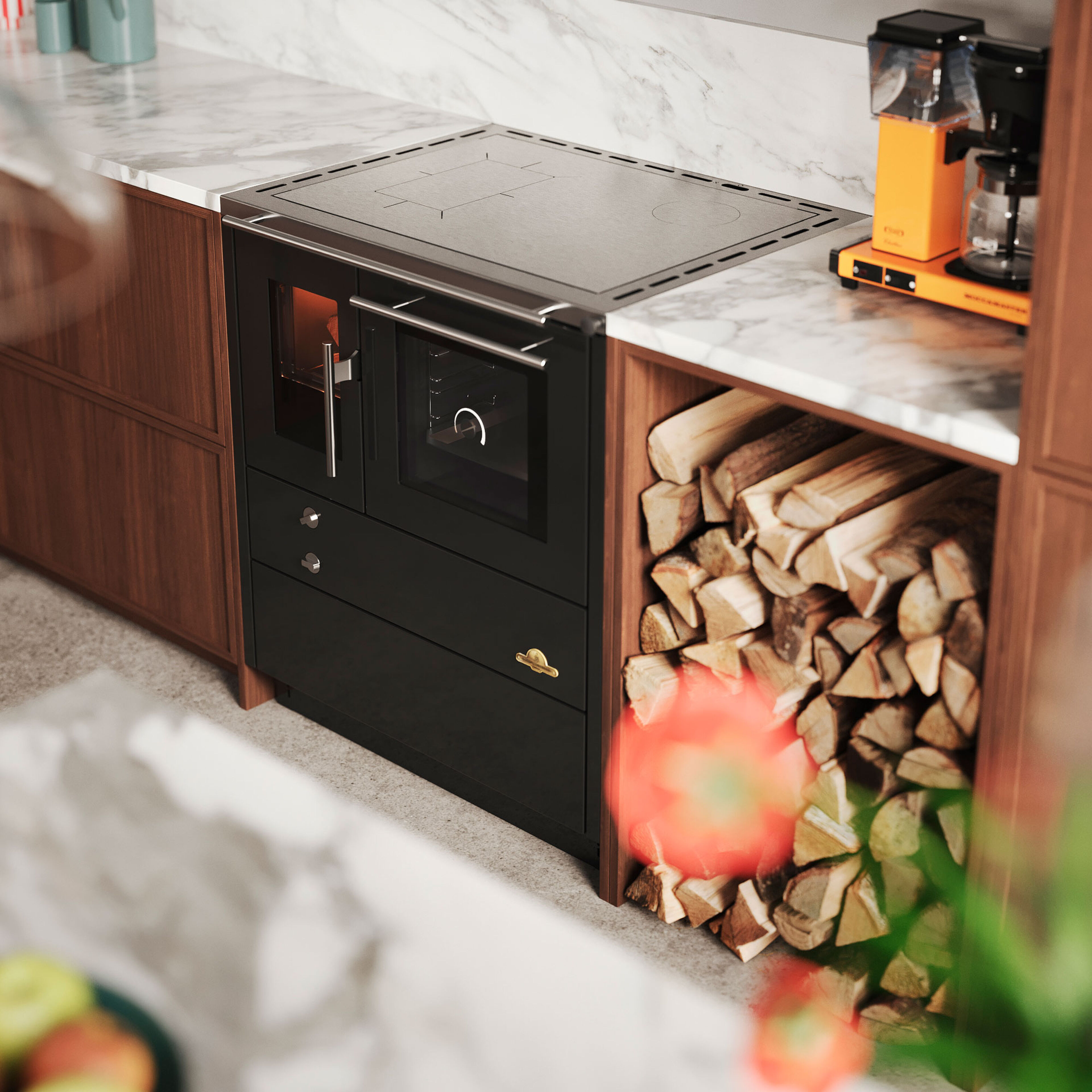 Heimdall 790 puuliesi takaliitännällä, musta