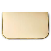 Golvskydd mässing 80 × 50 cm