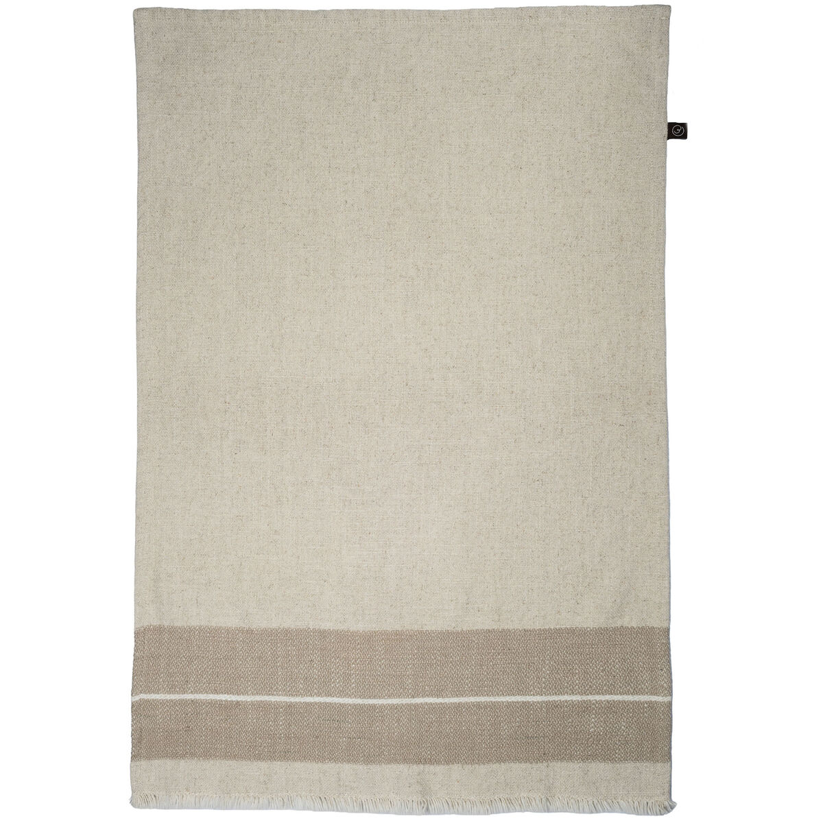 Kökshandduk 47 × 70 cm, vit/beige