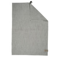 Kökshandduk 47 × 70 cm smalrandig, salvia/vit