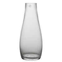 Karaffel 19 cm, riflet glas
