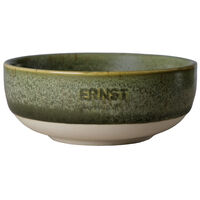 Skål 11 cm, grön/natur