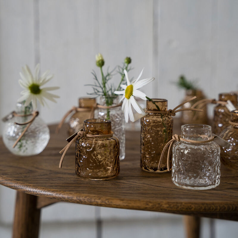 Glassvaser med mønster 3-pakning, klar