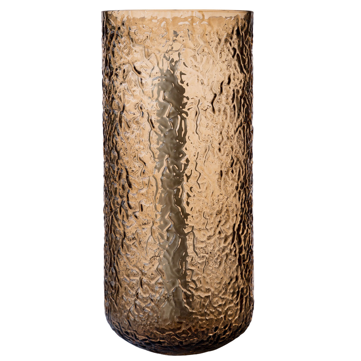 Ljuslykta 25 cm, bärnsten