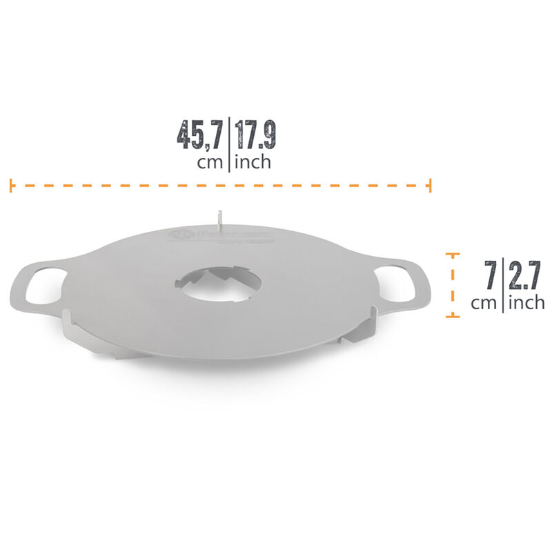 Atago grillplade med bærestativ