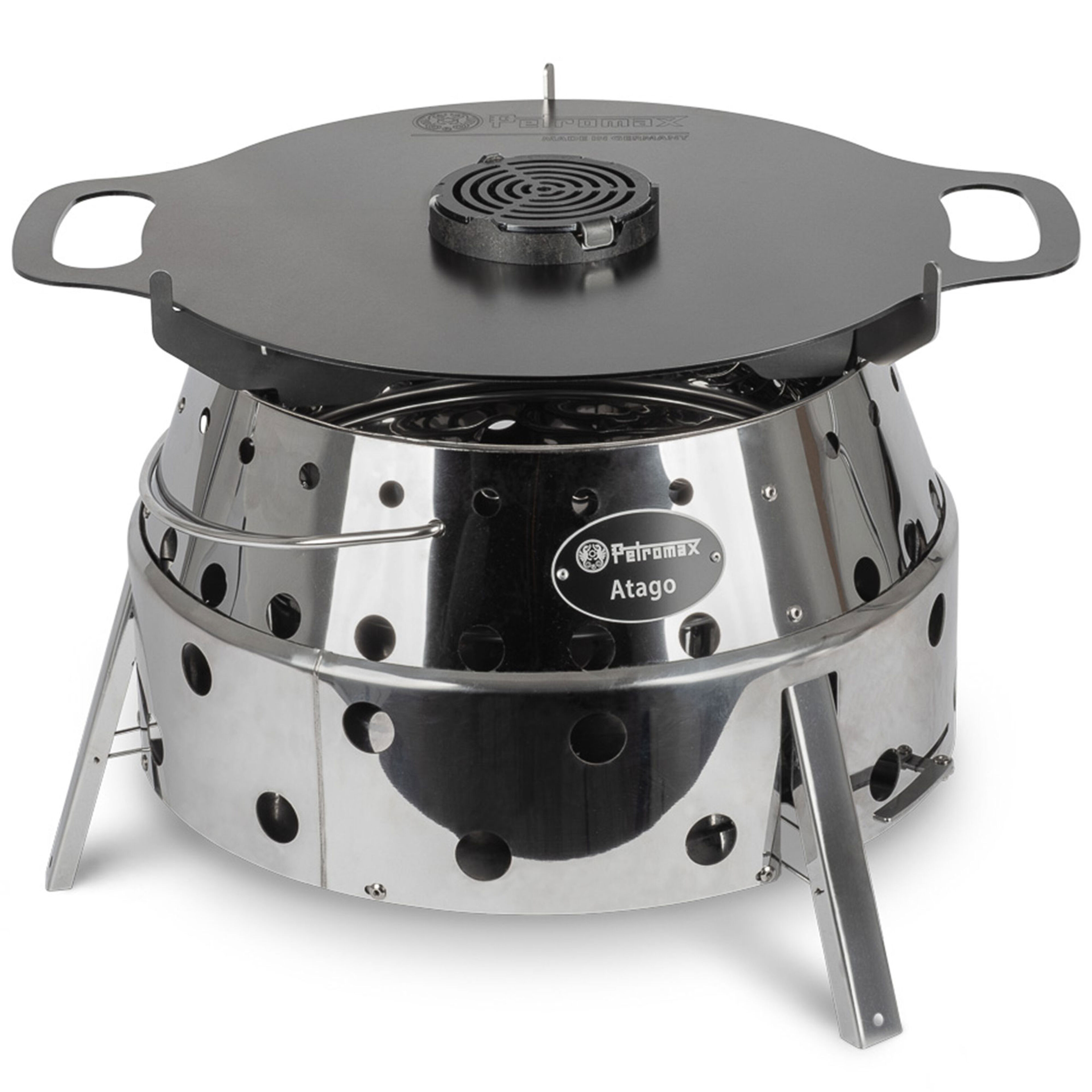 Atago grillplade med bærestativ