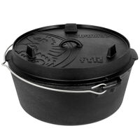 FT12 støbejernsgryde med flad bund