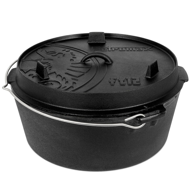 FT12 støbejernsgryde med flad bund