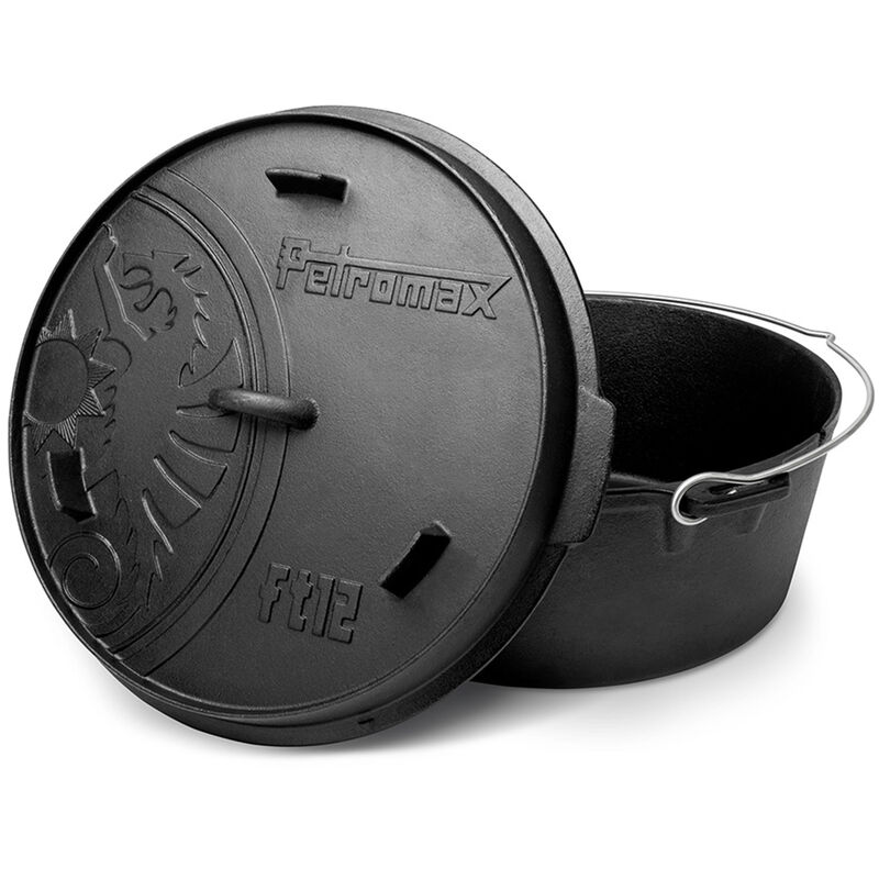 FT12 støbejernsgryde med flad bund